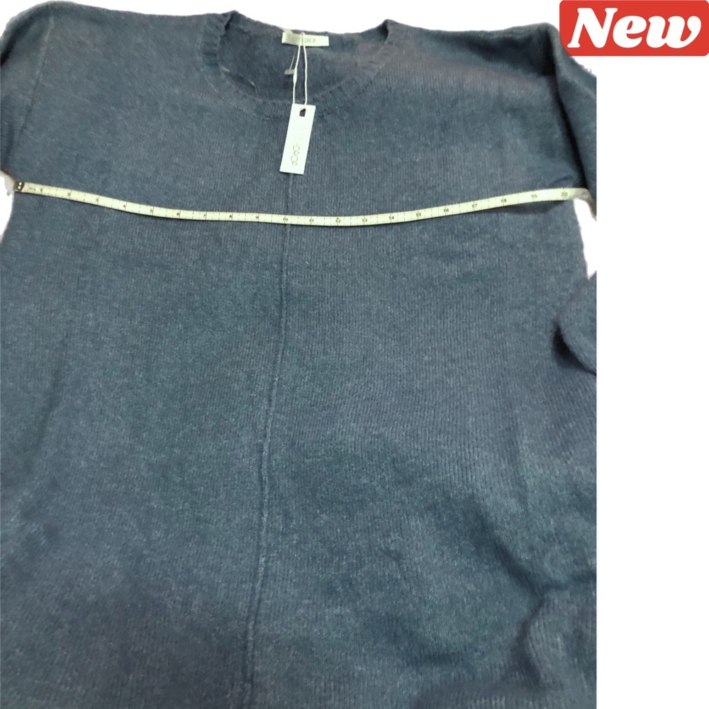 🛑CLEARANCE‼️ 🆕 STITCHDROP Center Seam Side Slit Sweater Dress periwinkle - Picture 7 of 13